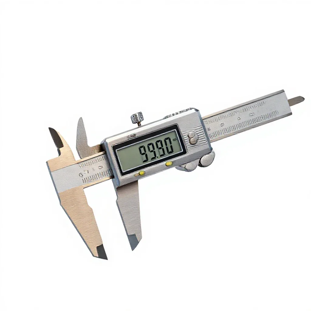 Digital caliper isolated on a white background