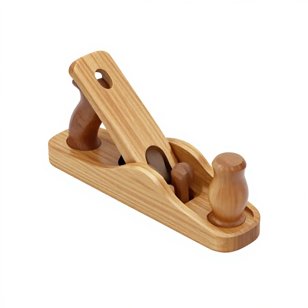 Hand plane isolated on a white background