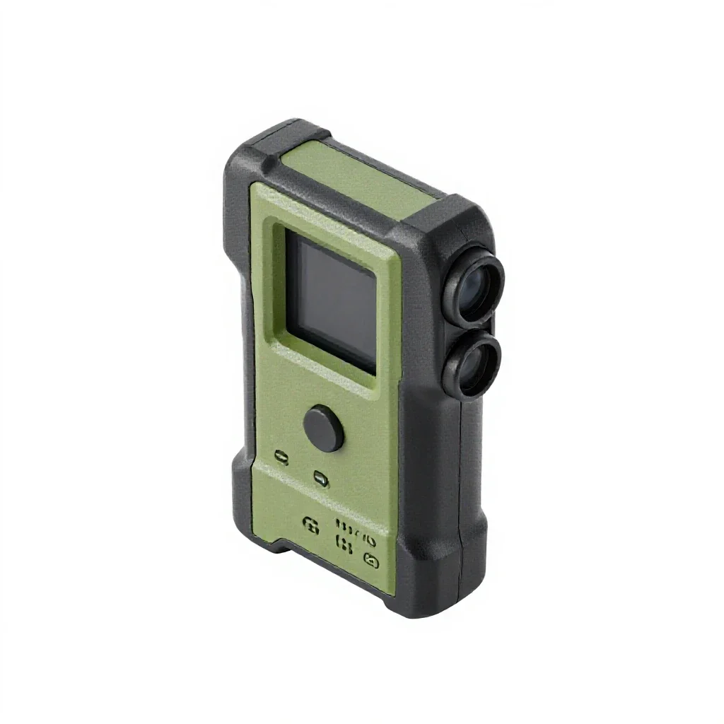 Laser distance meter isolated on a white background