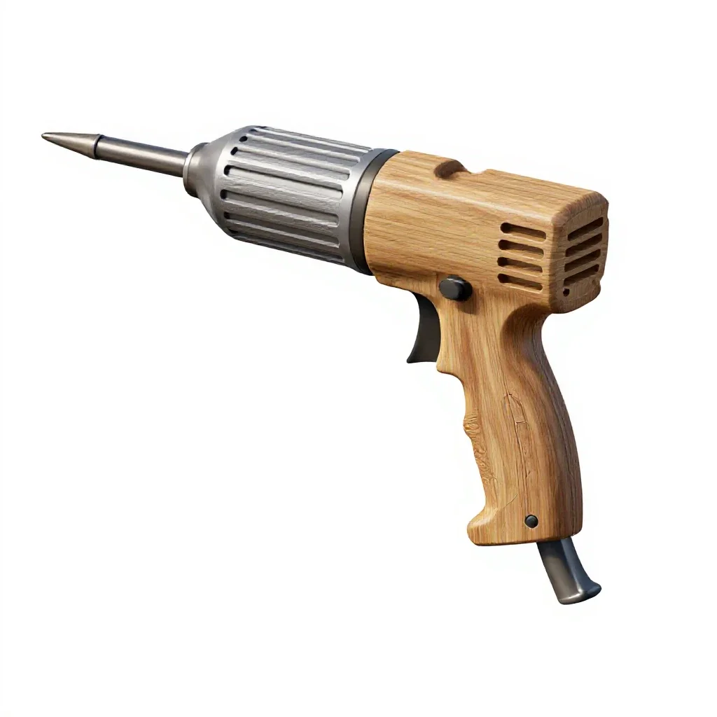 Nail gun isolated on a white background