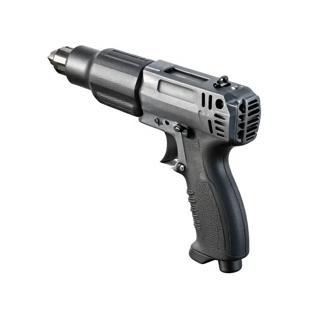 Rivet gun isolated on a white background