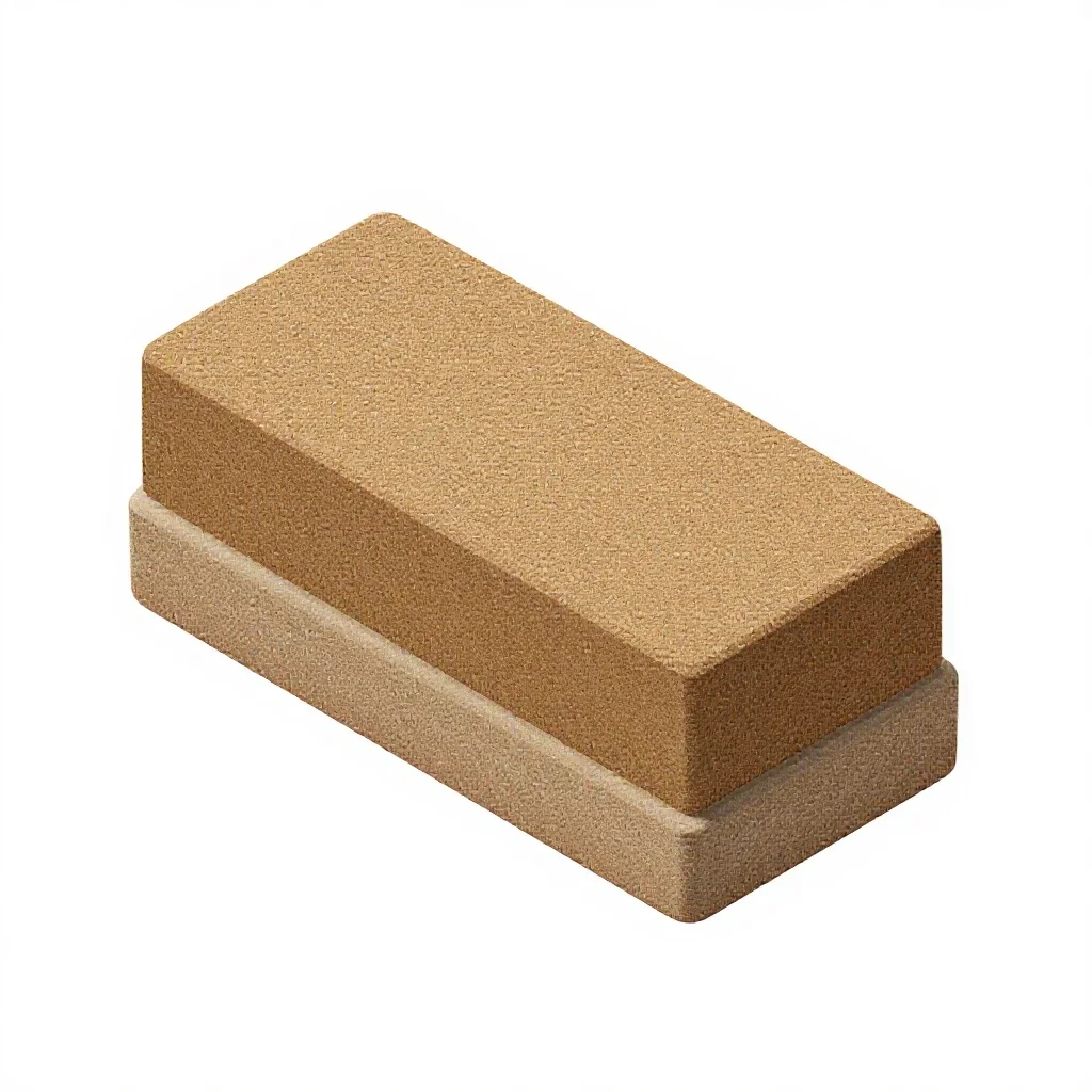 Sanding block isolated on a white background