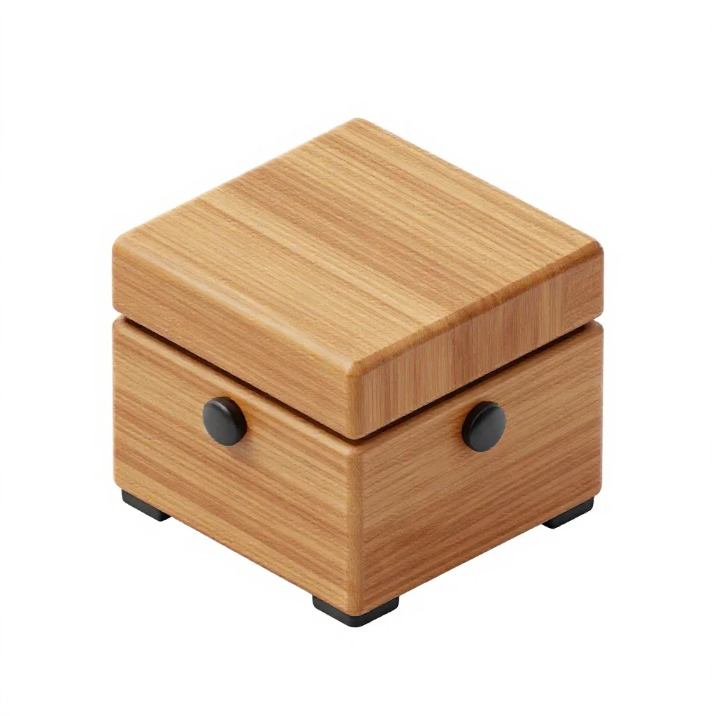 Jack-in-the-box isolated on a white background