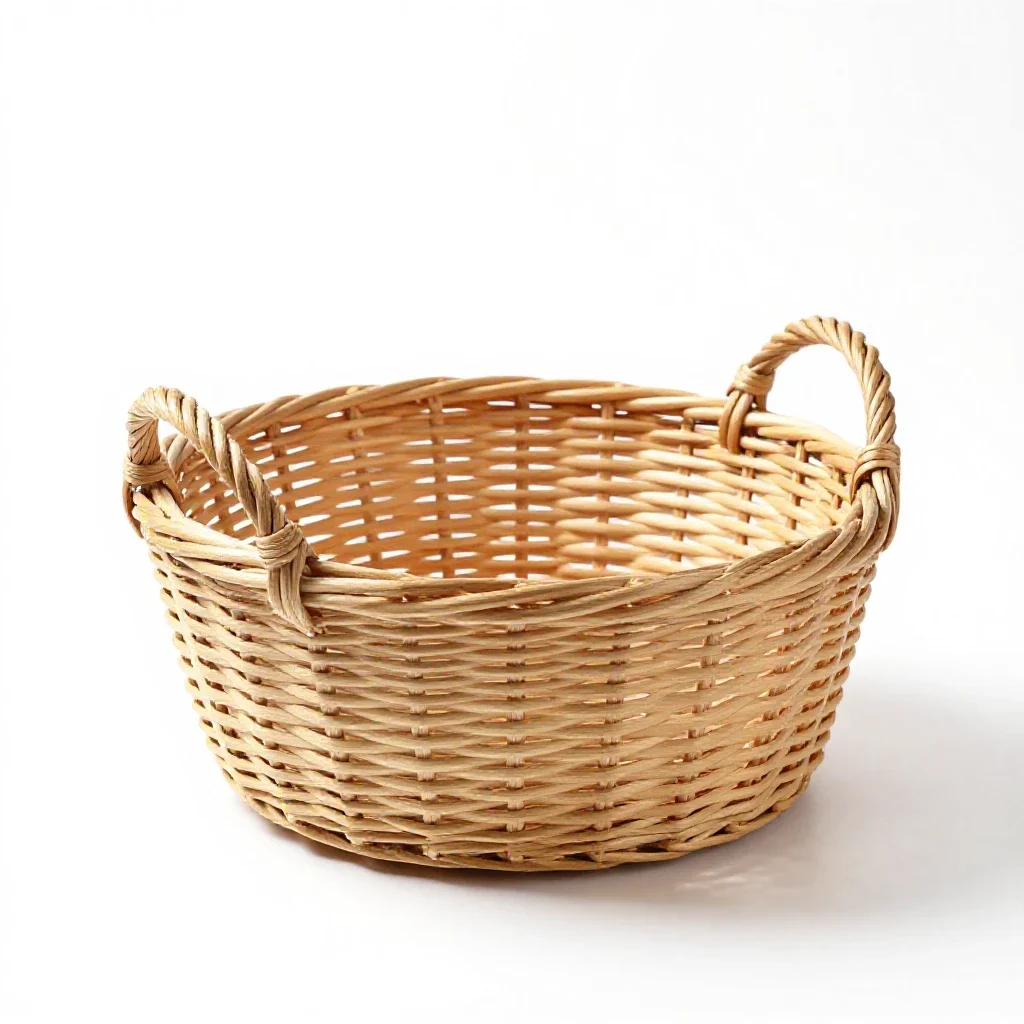 Basket isolated on a white background