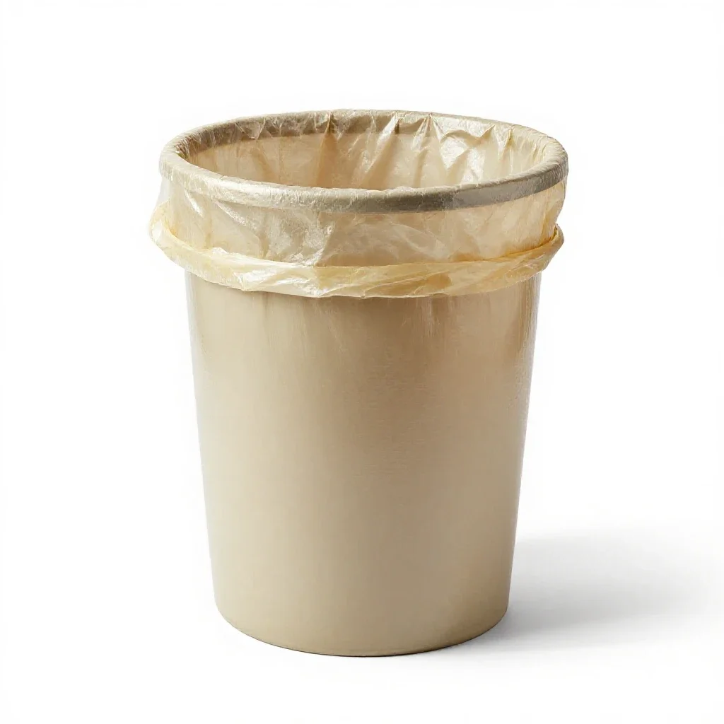 Bin liner isolated on a white background