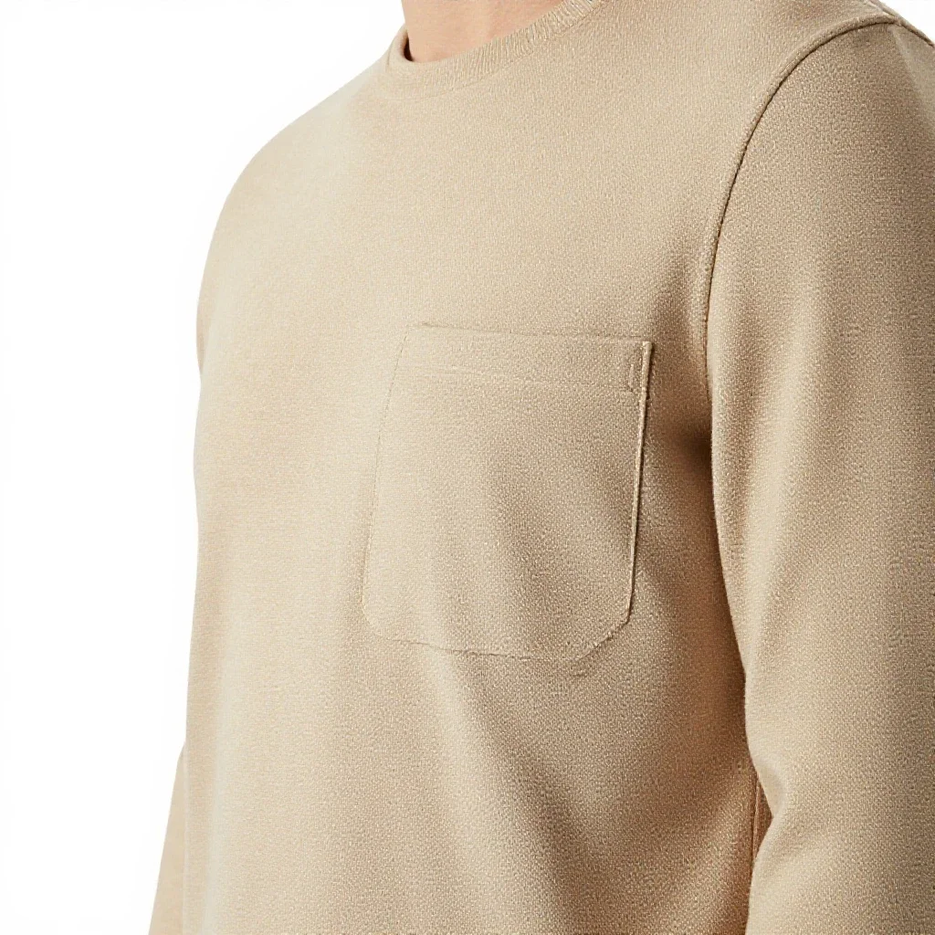 Breast pocket isolated on a white background