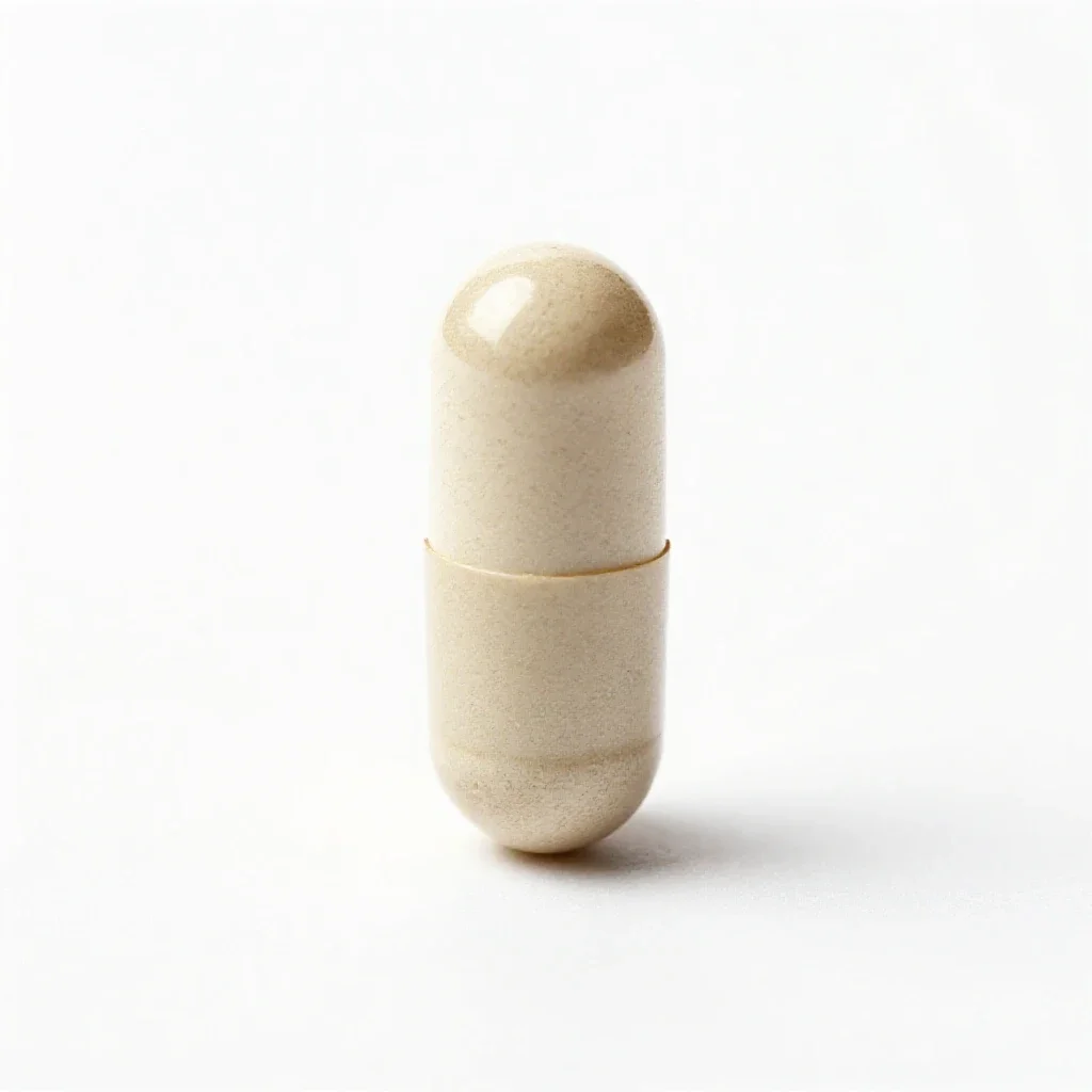 Capsule isolated on a white background