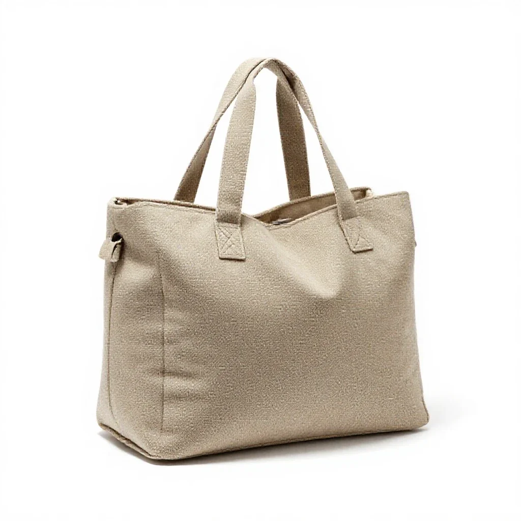Carpetbag isolated on a white background