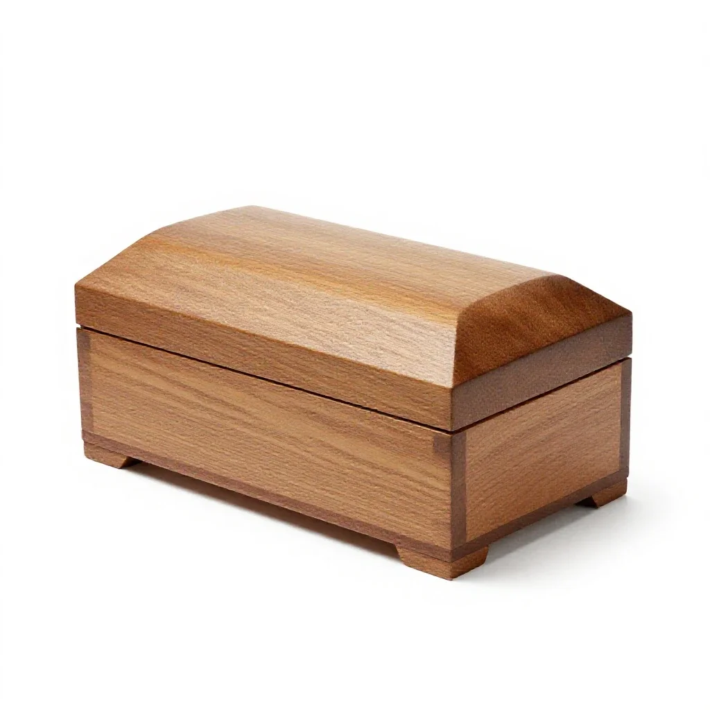 Casket isolated on a white background