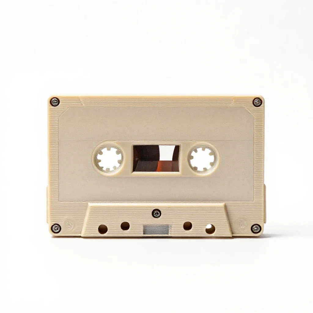 Cassette isolated on a white background