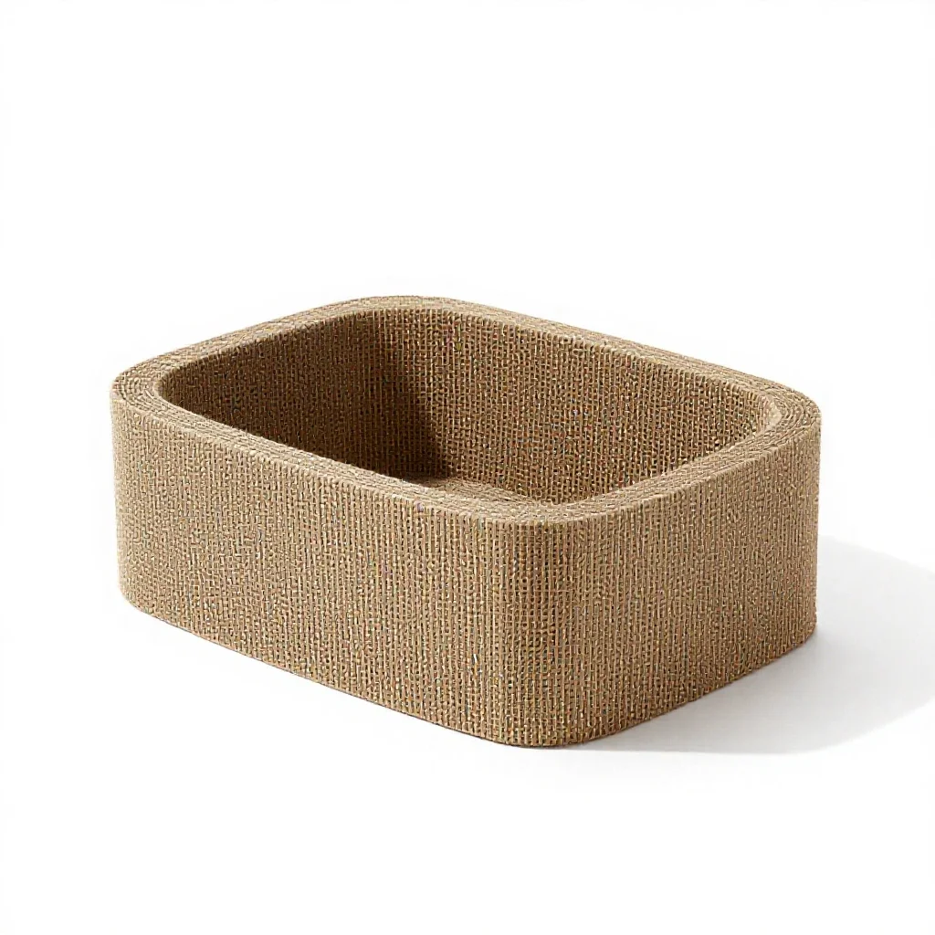 Cat box isolated on a white background