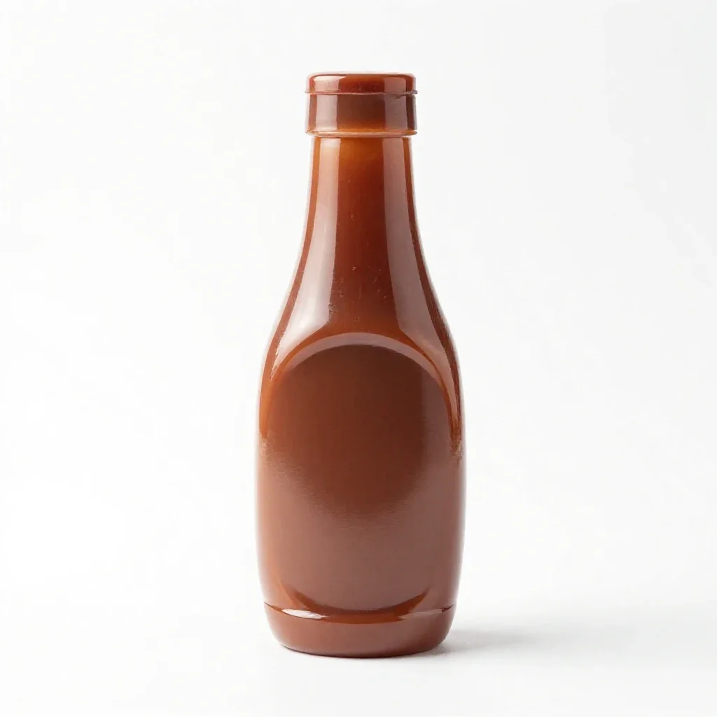 Catsup bottle isolated on a white background