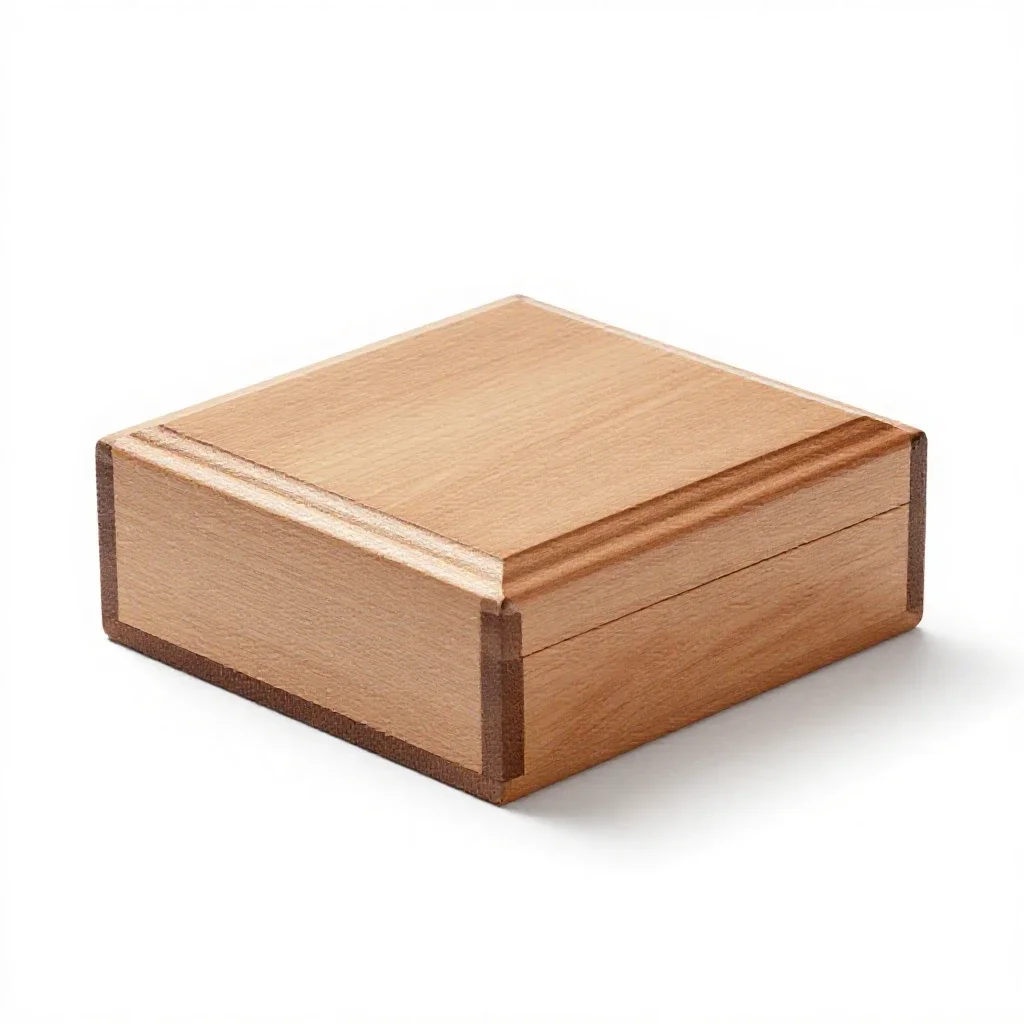 Cigar box isolated on a white background