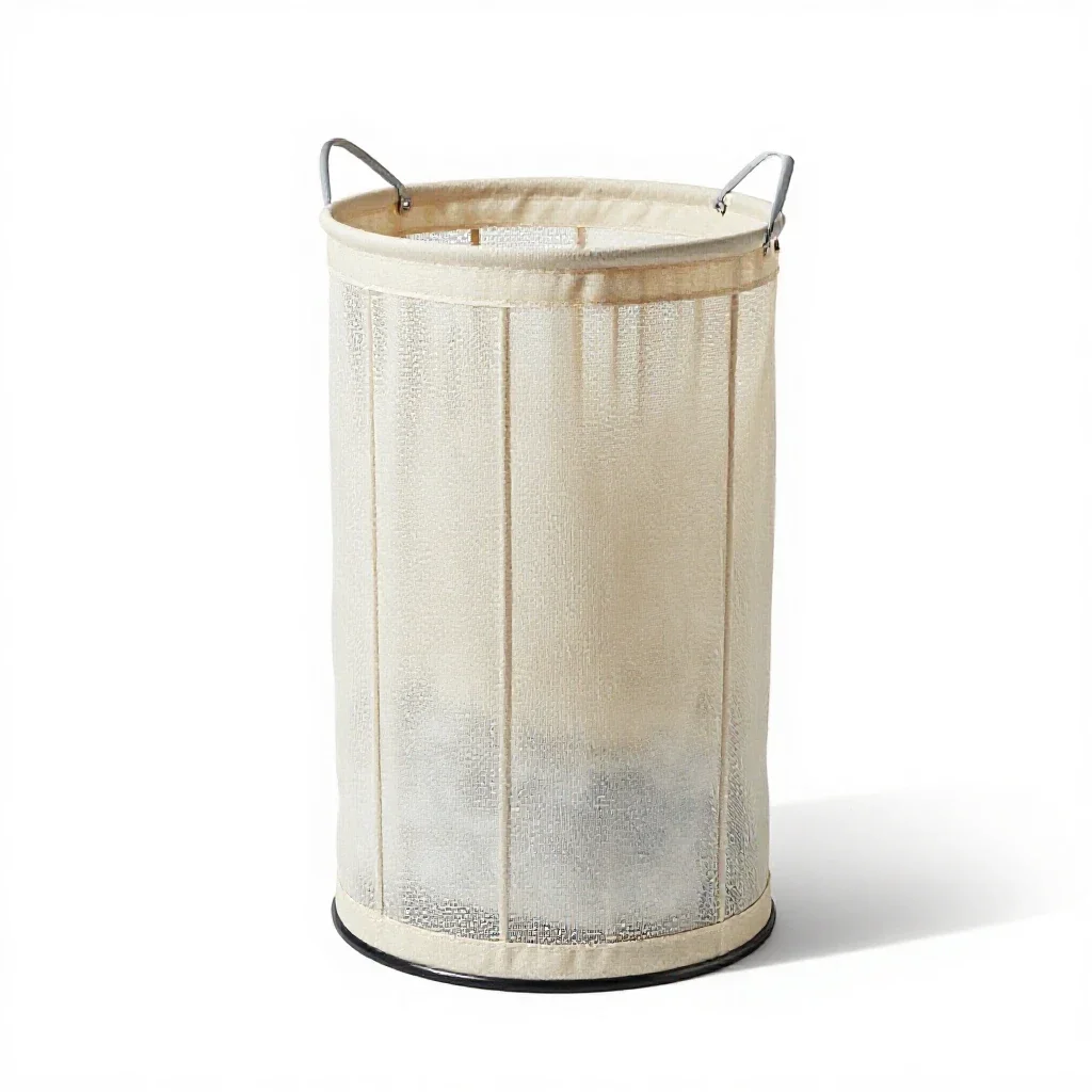 Clothes hamper isolated on a white background