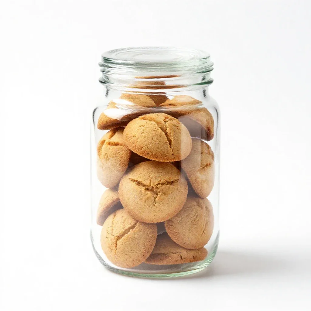 Cookie jar isolated on a white background