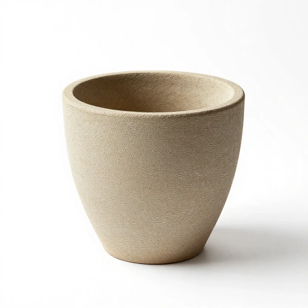 Crucible isolated on a white background