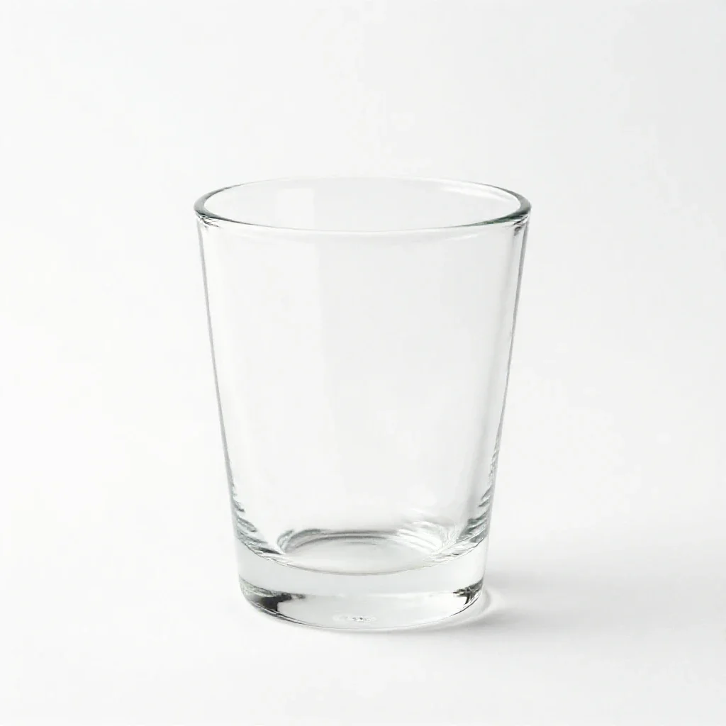 Glass isolated on a white background