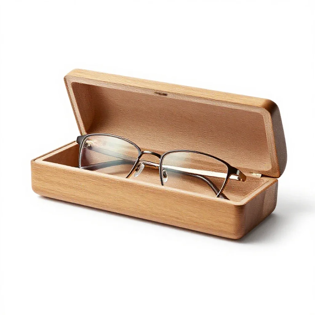 Glasses case isolated on a white background
