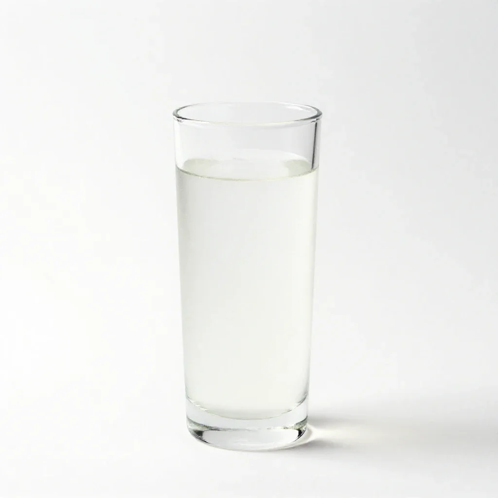 Highball glass isolated on a white background