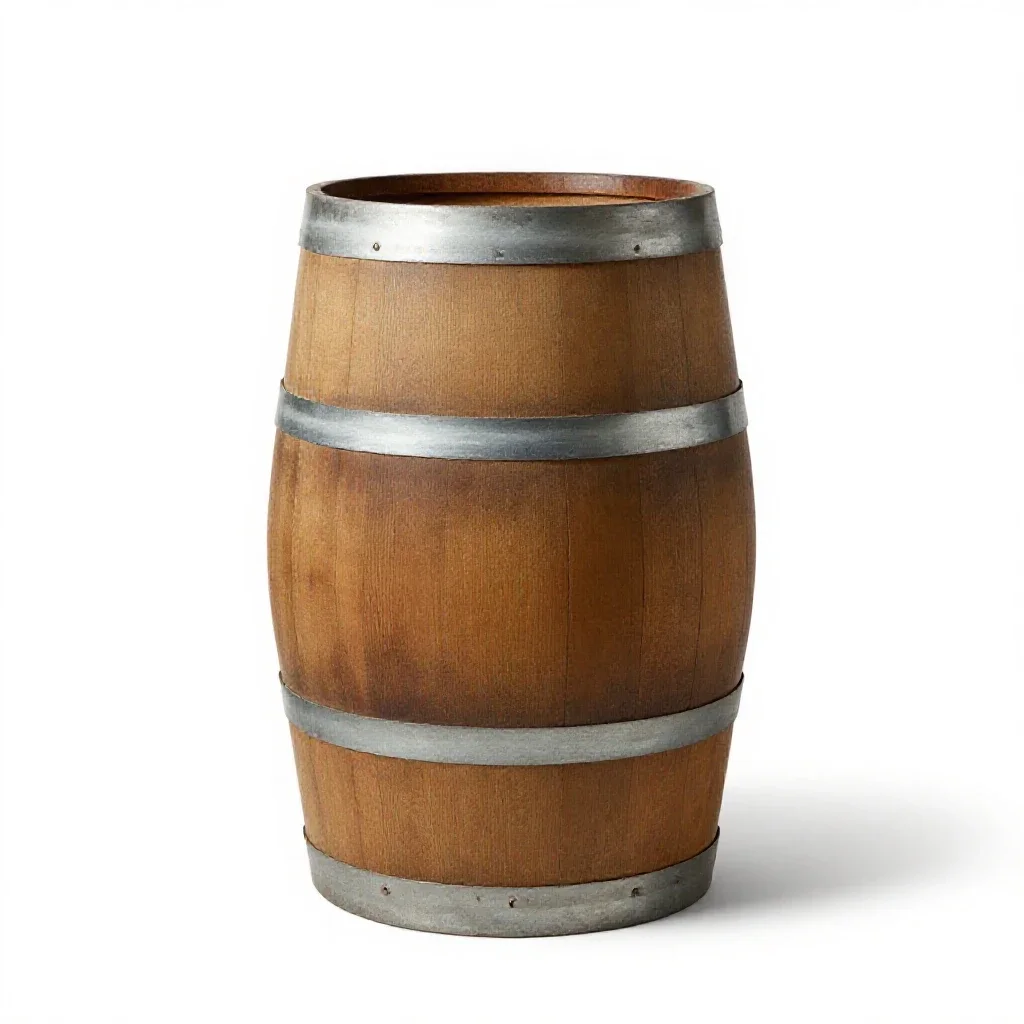 Hogshead isolated on a white background