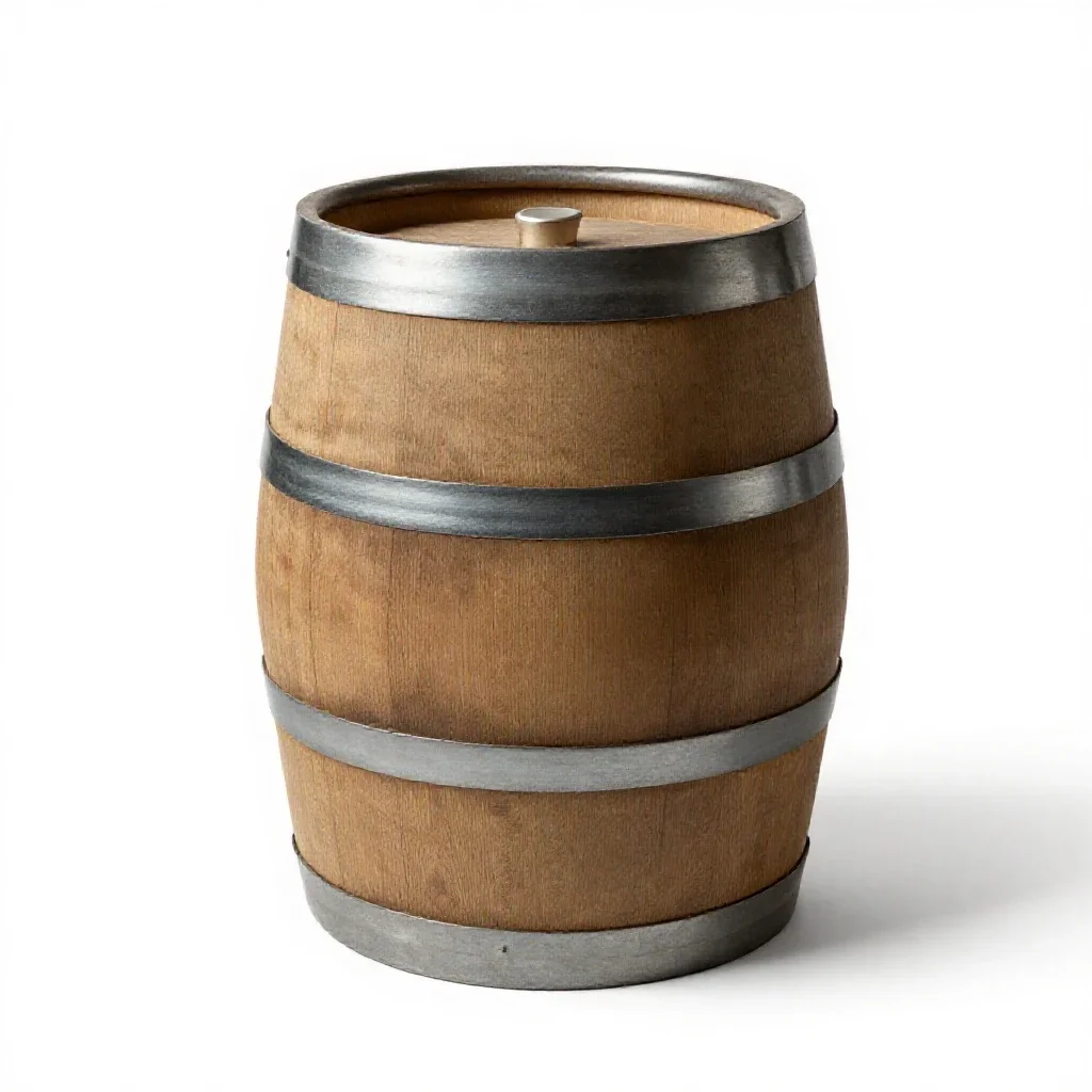 Keg isolated on a white background