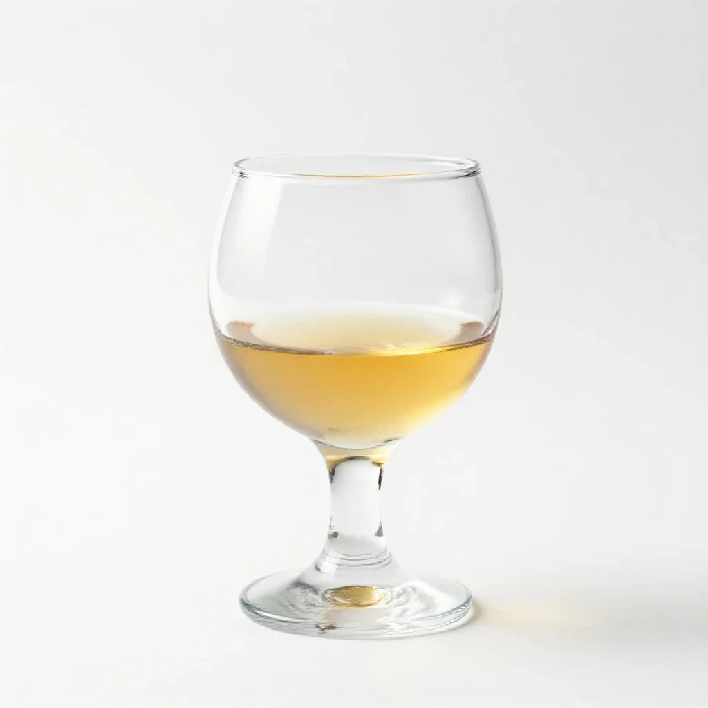 Liqueur glass isolated on a white background
