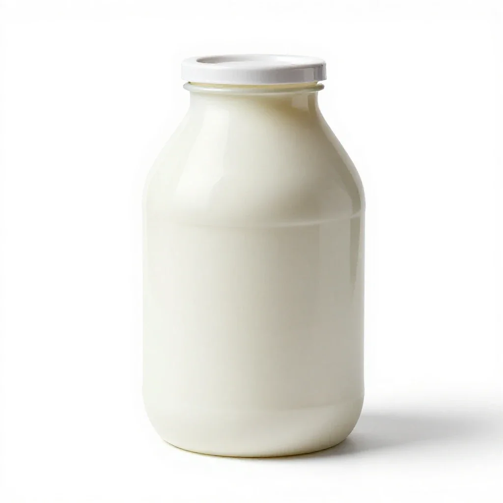 Milk can isolated on a white background