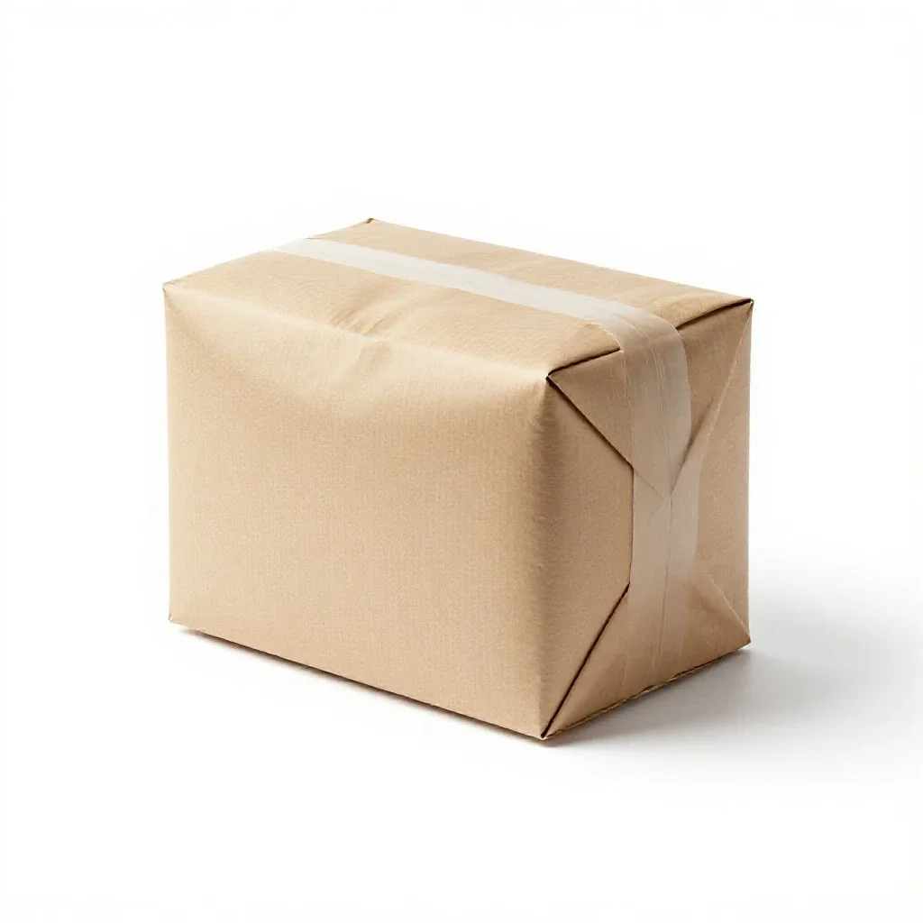Package isolated on a white background