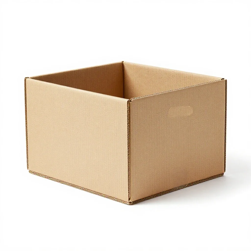 Packing box isolated on a white background
