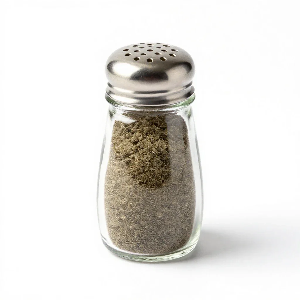 Pepper shaker isolated on a white background