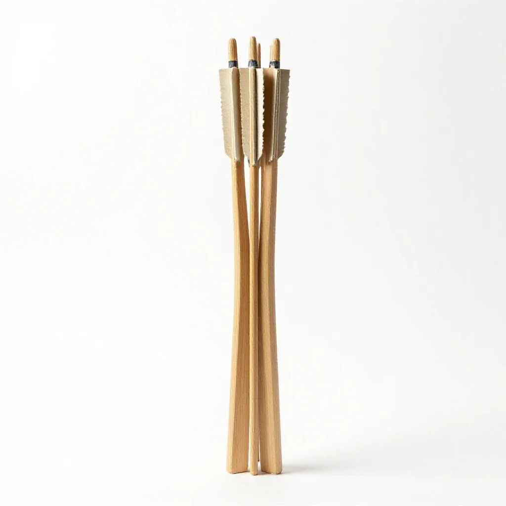 Quiver isolated on a white background