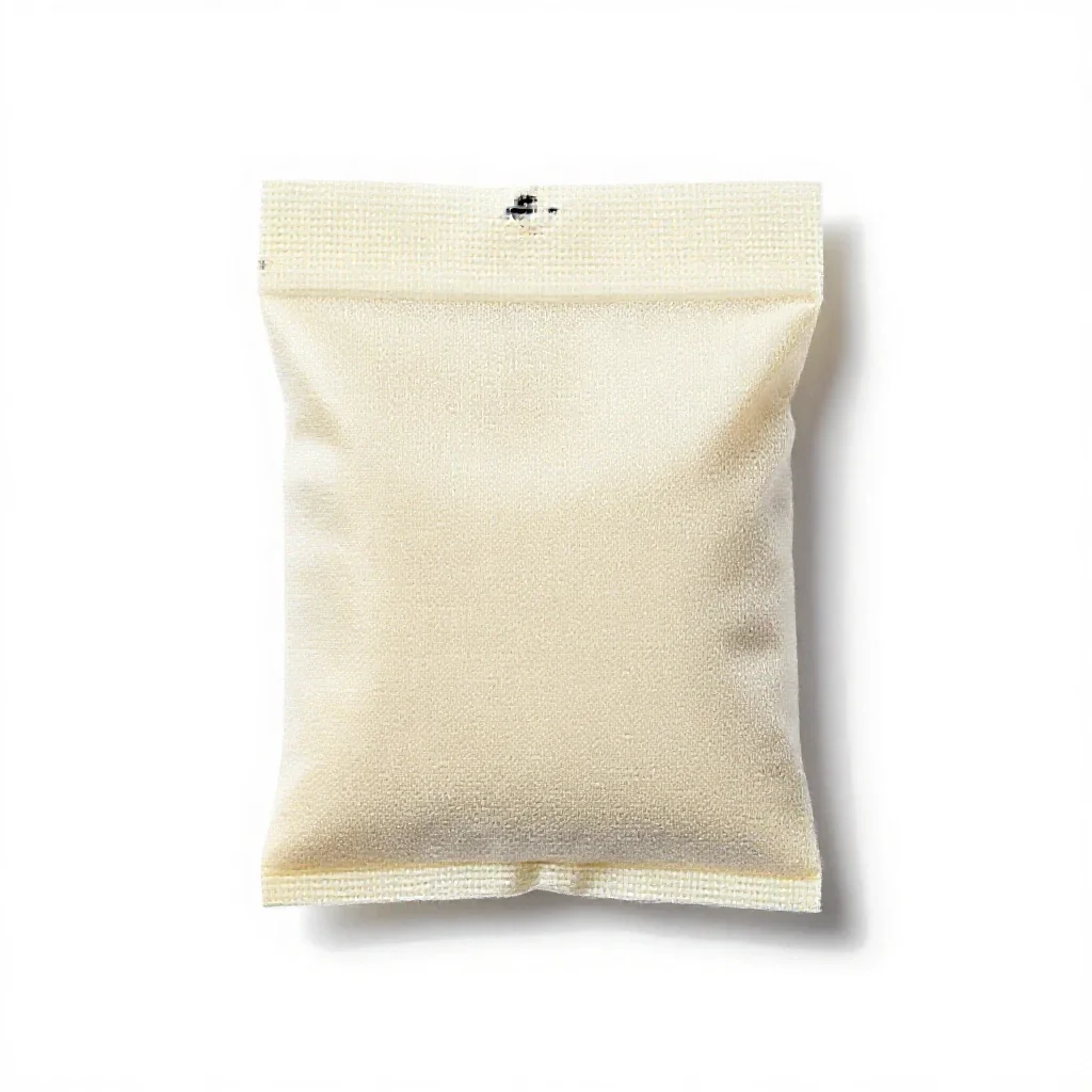 Sachet isolated on a white background