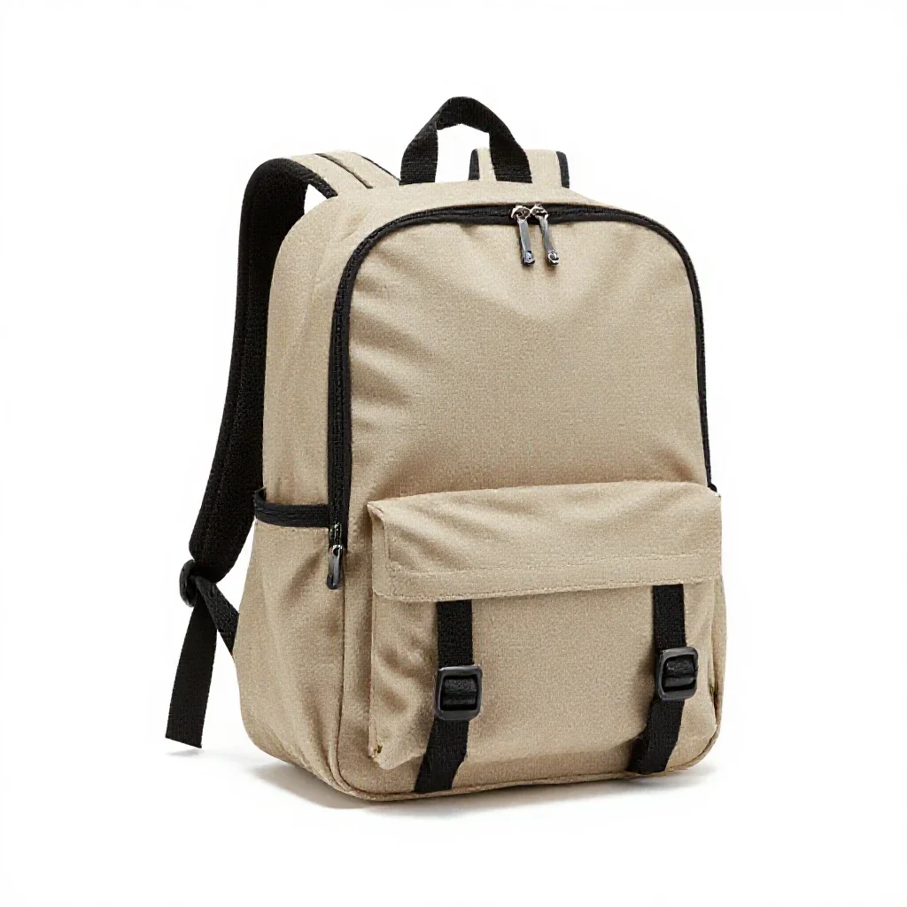 Schoolbag isolated on a white background
