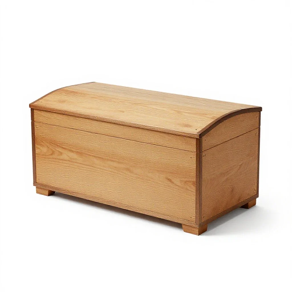 Sea chest isolated on a white background