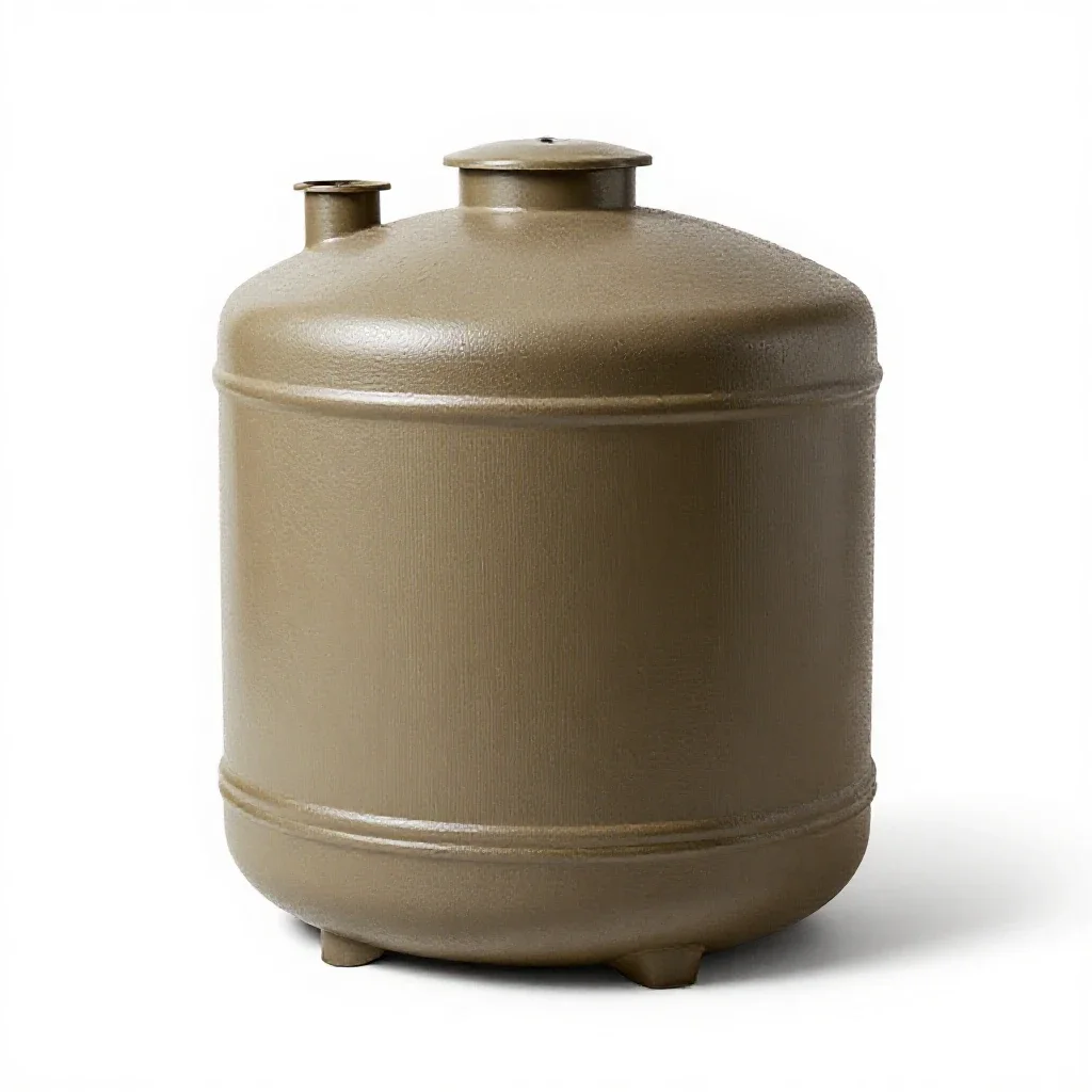 Septic tank isolated on a white background