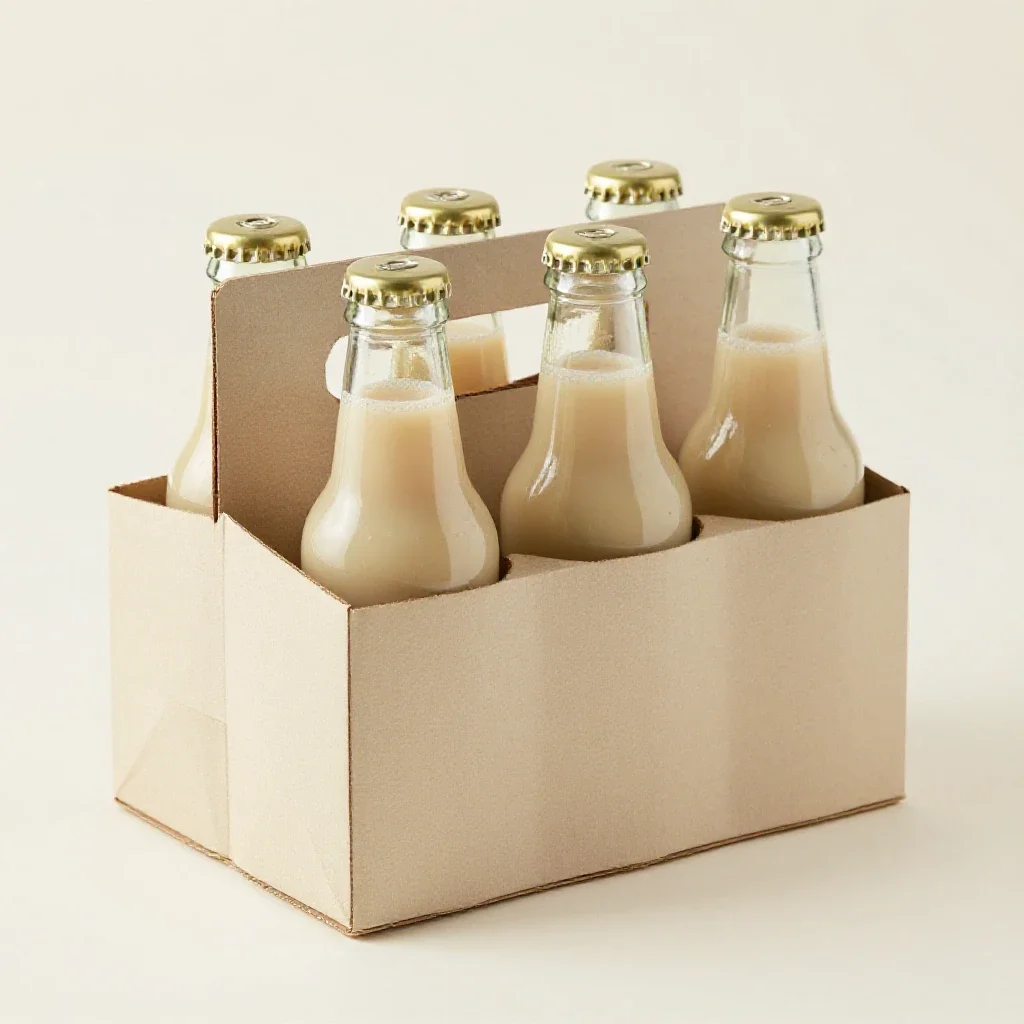 Six-pack isolated on a white background