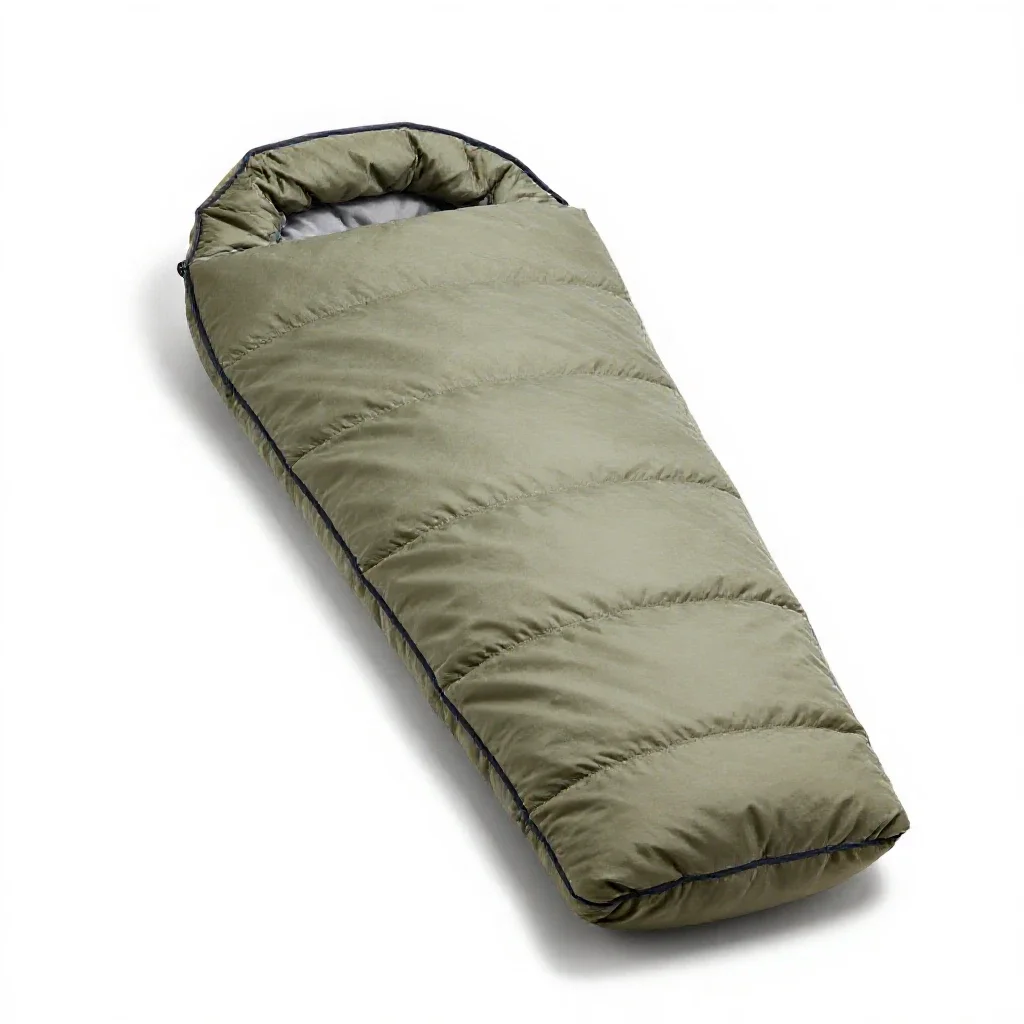 Sleeping bag isolated on a white background