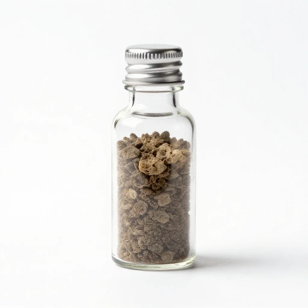 Smelling bottle isolated on a white background
