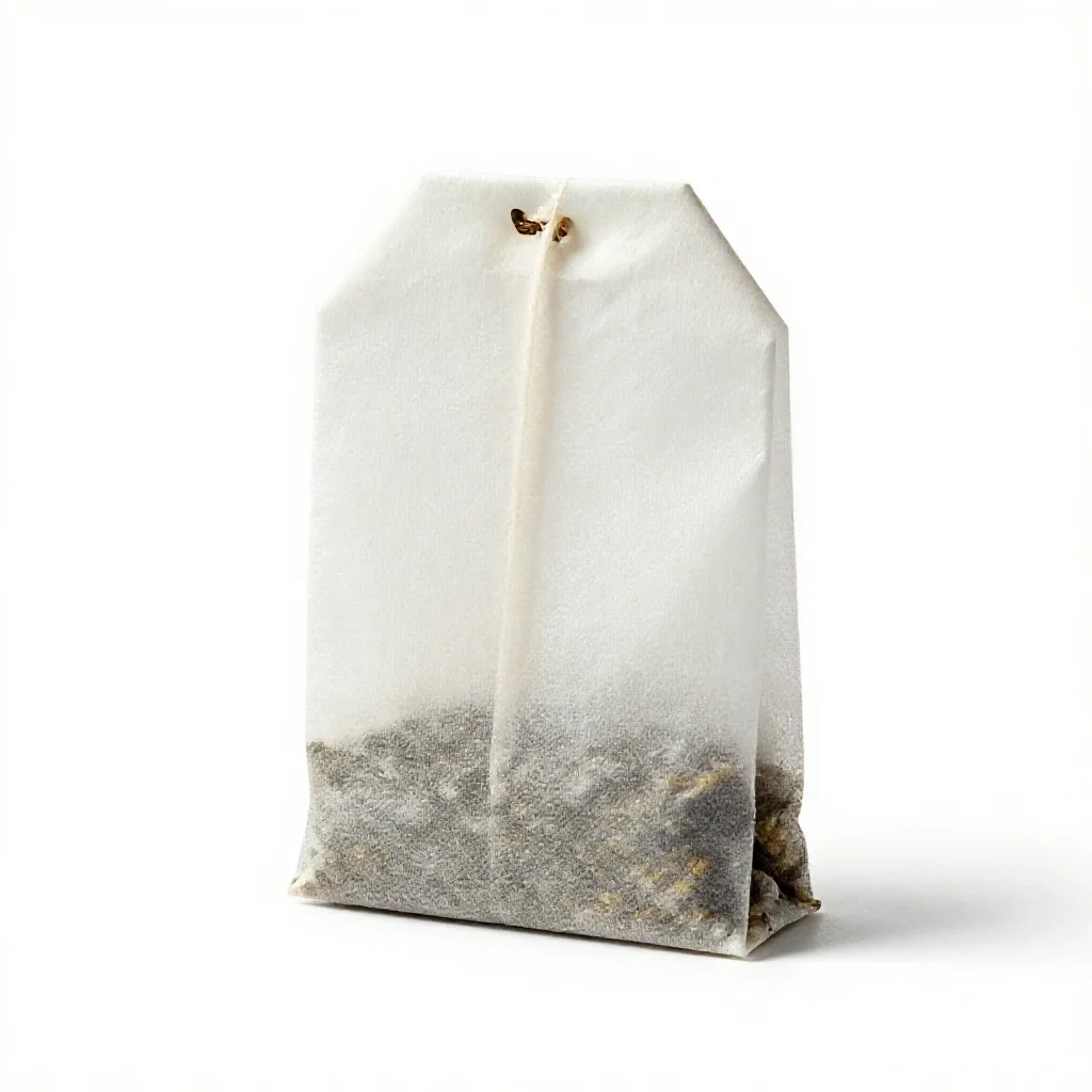 Tea bag isolated on a white background