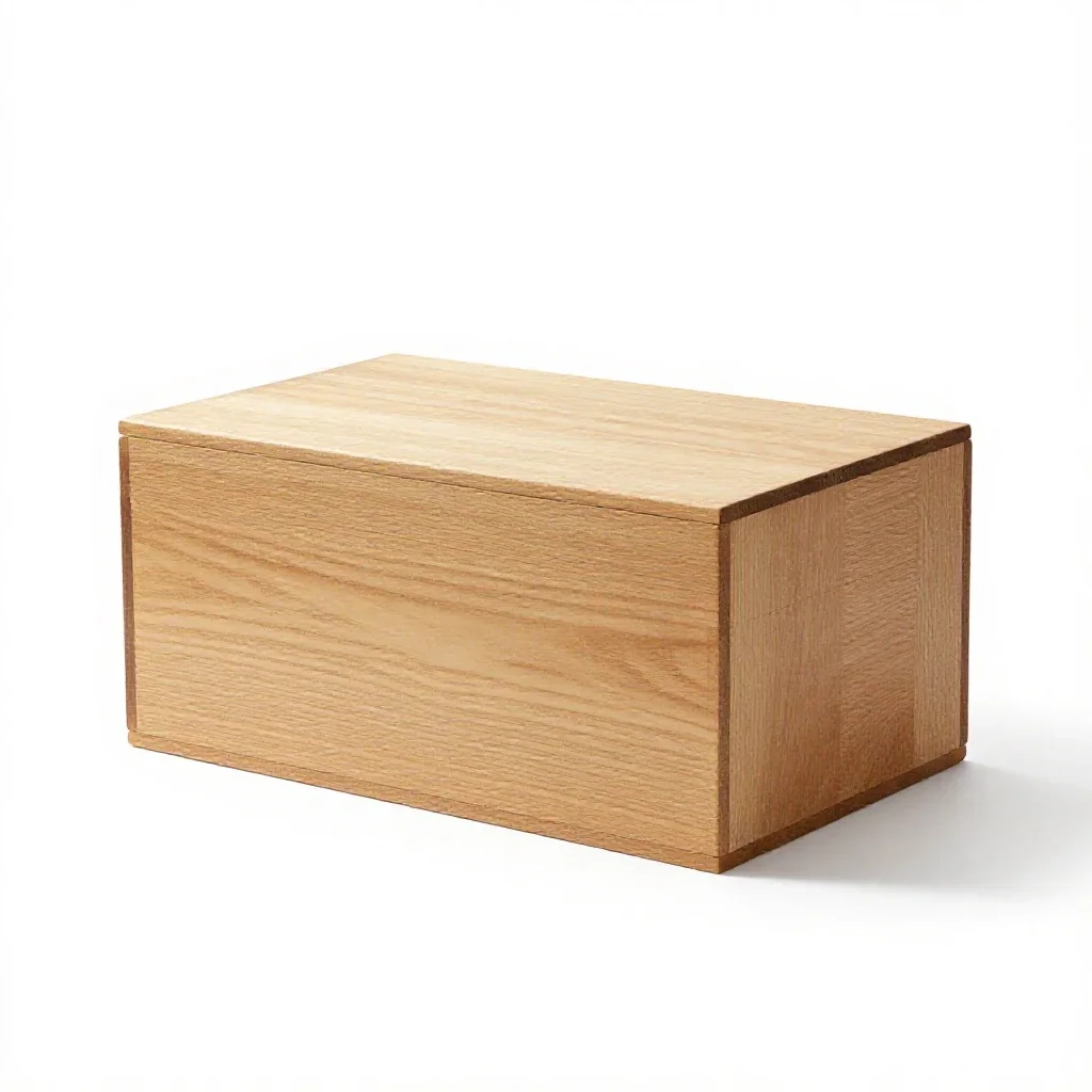 Tea chest isolated on a white background