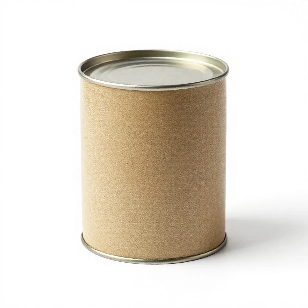 Tin isolated on a white background