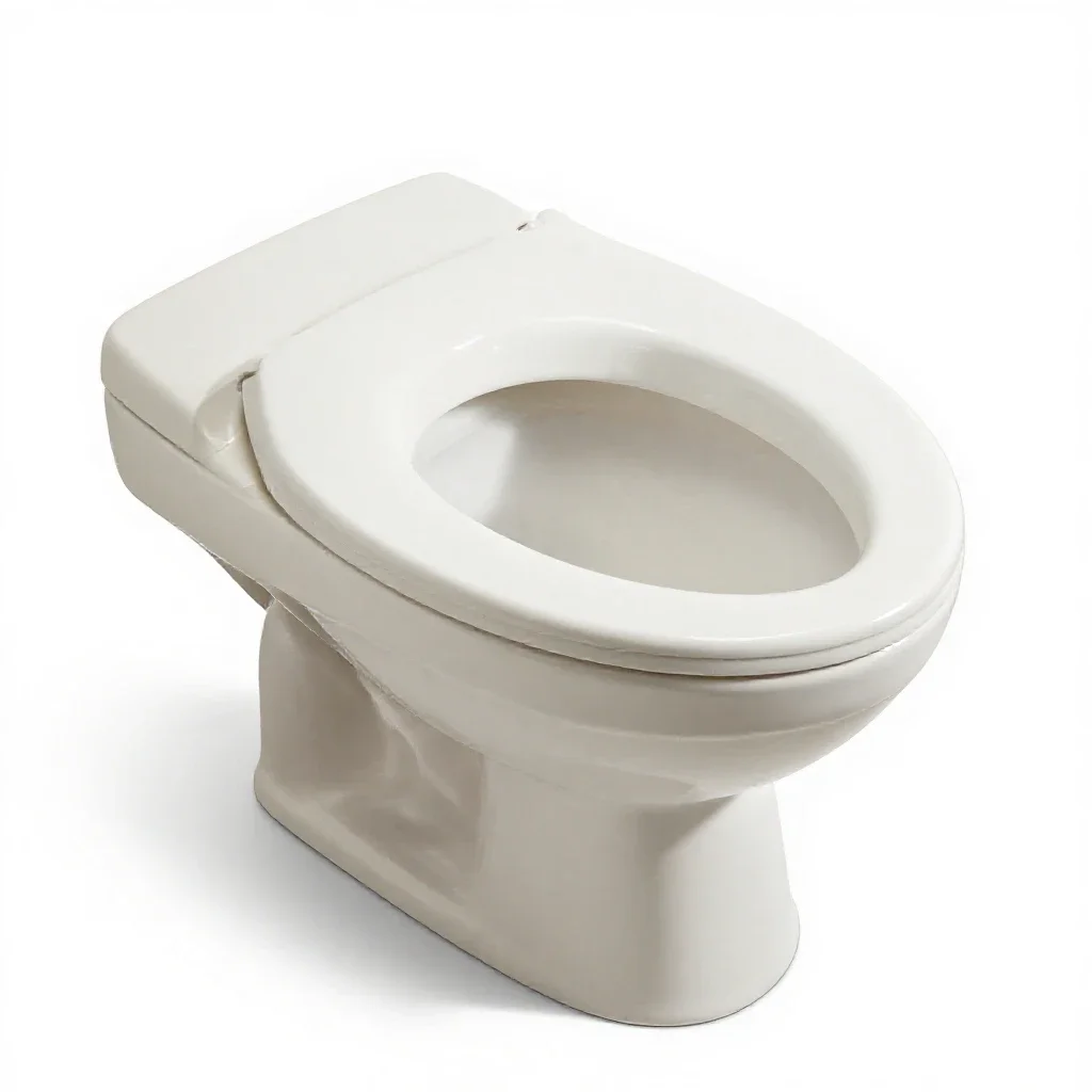 Toilet bowl isolated on a white background