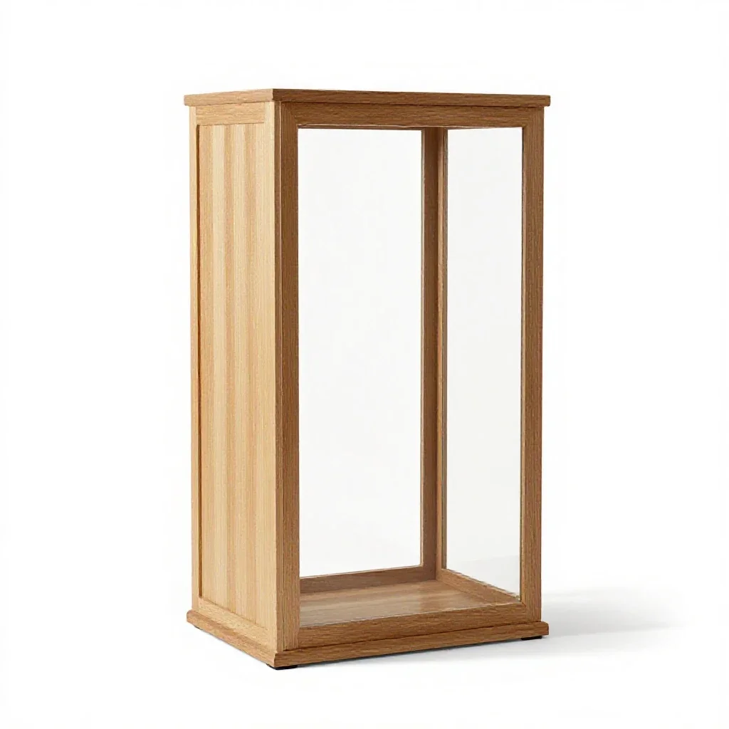 Trophy case isolated on a white background