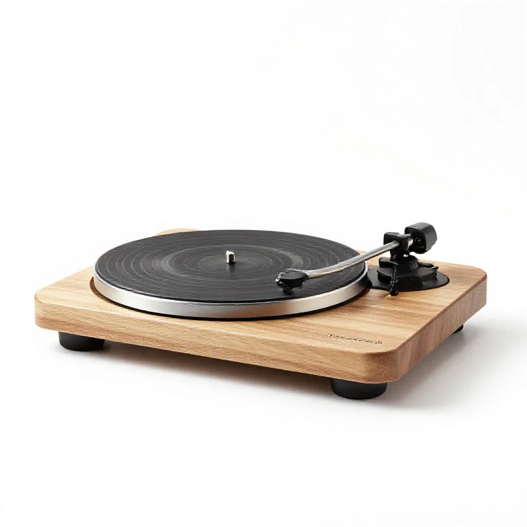 Turntable isolated on a white background