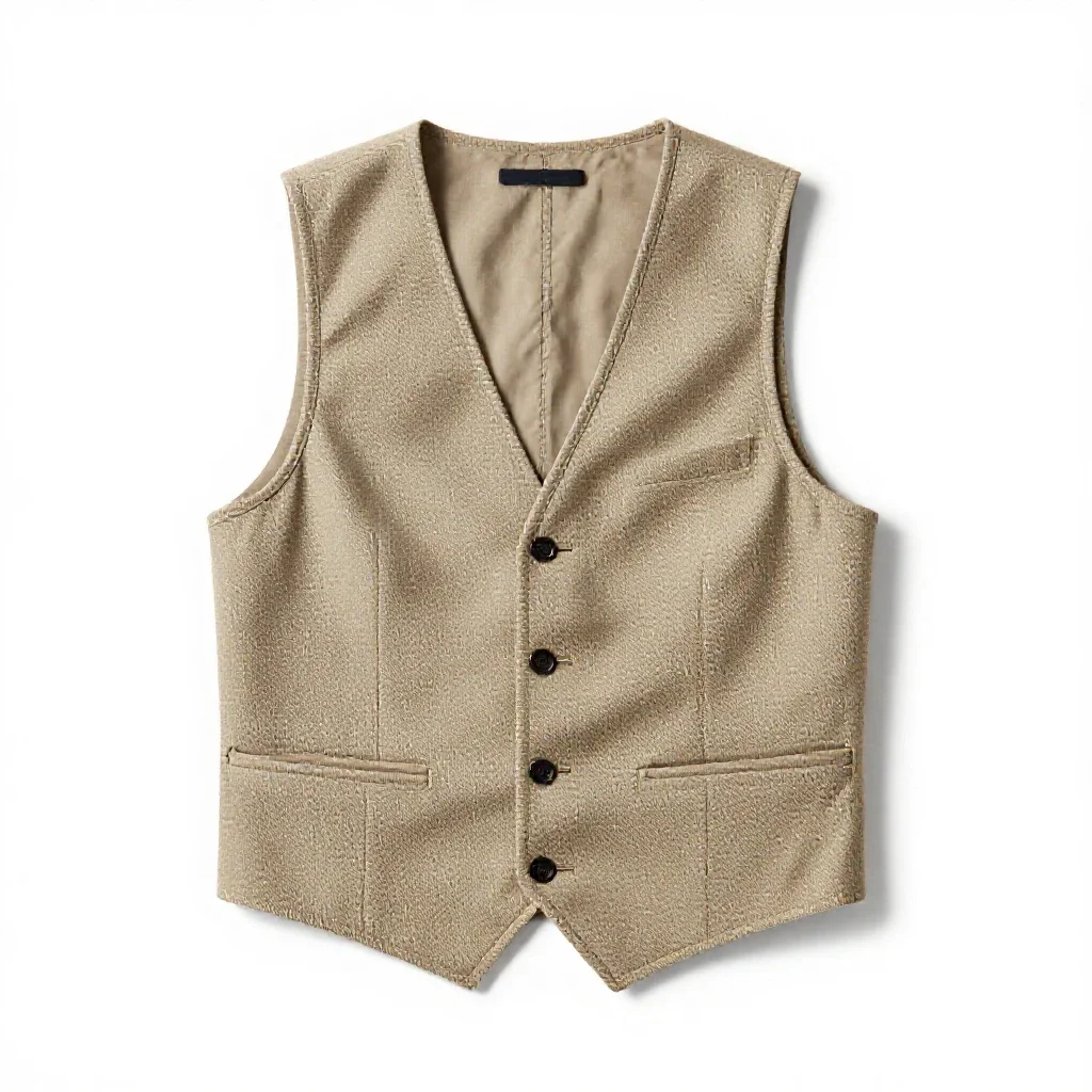 Vest pocket isolated on a white background