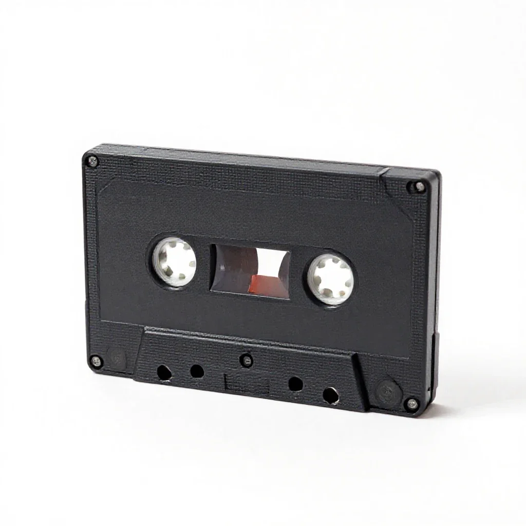 Videocassette isolated on a white background