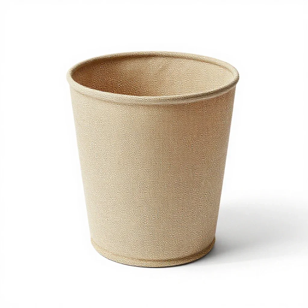 Wastepaper basket isolated on a white background