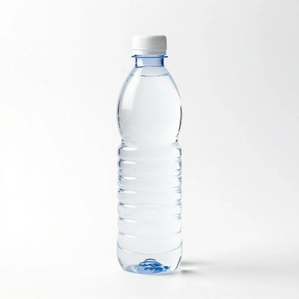 Water bottle isolated on a white background