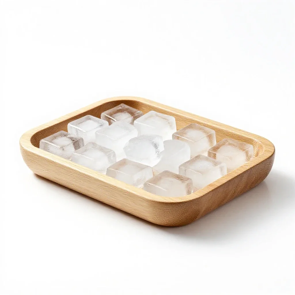 Icetray isolated on a white background