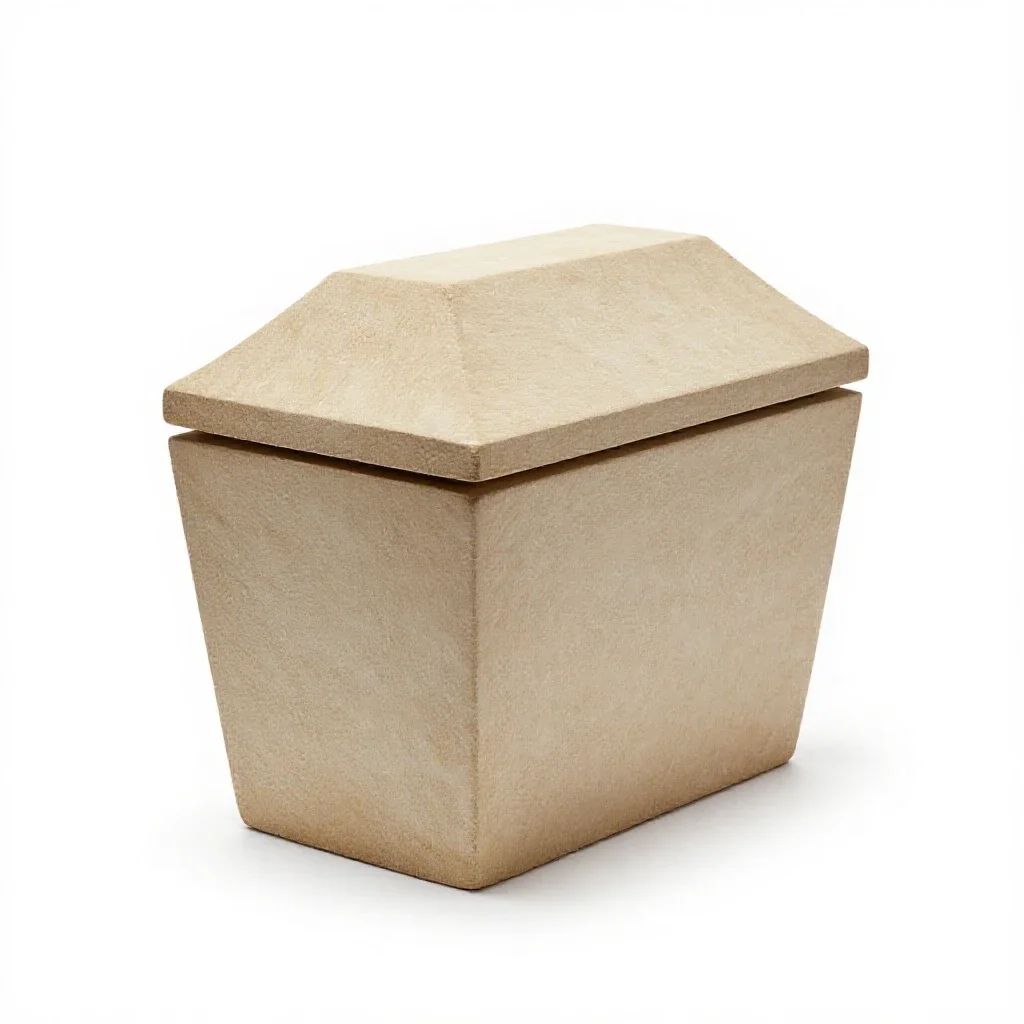 Ossuary isolated on a white background